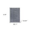 6' x 9' Gray Non Slip Rug Pad