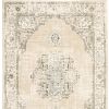 10' X 14' Beige And Ivory Center Jewel Area Rug
