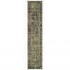 12' Green Runner Rug