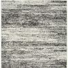 6' X 9' Ash And Slate Abstract Area Rug