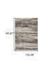 9' X 12' Ash And Slate Abstract Area Rug