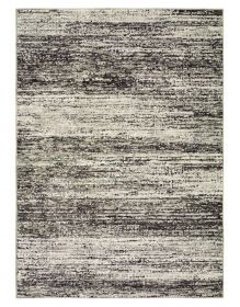 9' X 12' Ash And Slate Abstract Area Rug
