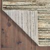 5' X 8' Ivory And Sage Abstract Area Rug