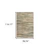 6' X 9' Ivory And Sage Abstract Area Rug