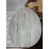 12" X 9" White Easter Solid Wood Hanging Dimensional Sculpture