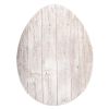 24" X 18" White Easter Solid Wood Hanging Dimensional Sculpture