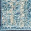 6' Blue And Ivory Abstract Runner Rug