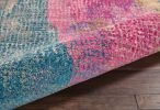 8' X 10' Gray And Ivory Abstract Distressed Area Rug