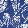 6' X 9' Ivory And Blue Floral Vines Distressed Area Rug