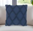 18" Navy Cotton Blend