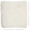 20" White Throw Pillow