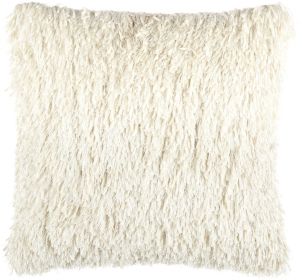 20" Ivory Throw Pillow