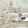 20" Ivory Throw Pillow