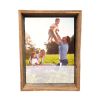 8" x 8" Gray Solid Wood Tabletop Picture Frame
