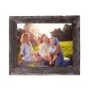 12" x 24" Black Solid Wood Hanging Picture Frame