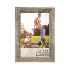 12" x 24" Gray Solid Wood Hanging Picture Frame