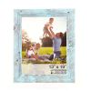 13" x 19" Blue Solid Wood Hanging Picture Frame