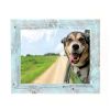 18" x 24" Blue Solid Wood Hanging Picture Frame