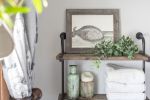 20" x 28" Gray Solid Wood Hanging Picture Frame
