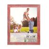 20" x 28" Red Solid Wood Hanging Picture Frame
