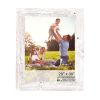 20" x 30" White Solid Wood Hanging Picture Frame