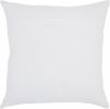 18" Teal and White Llama Cotton Throw Pillow