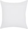18" Red and White Cotton Throw Pillow