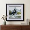 Reflections Watercolor Abstract Framed Art