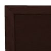 Espresso Solid and Manufactured Wood Queen Bed Frame