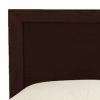 Espresso Solid and Manufactured Wood Queen Bed Frame