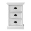 24" Solid Wood and Wood Nightstand