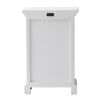 24" Solid Wood and Wood Nightstand