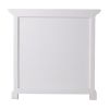 Classic White Large Nightstand With Shelves