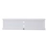 71" White Solid Wood Enclosed and Open Storage TV Stand