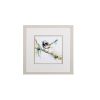 Set of Four Colorful Birds on Branches Wall Art