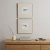 Set of Two Sandpipers Watercolor Wall Art
