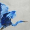 Set of Two Blue Heron Framed Art