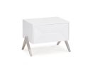 19" Wood One Drawer Nightstand