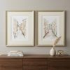 Set of Two Brown Streets of Venice Framed Art