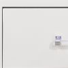 24" White Wood Lighted Two Drawer Nightstand