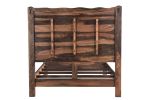 Walnut Live Edge Solid Wood Queen Bed Frame