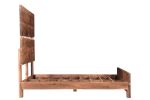 Chestnut Live Edge Solid Wood Queen Bed Frame
