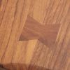60" Brown Solid Wood Enclosed Storage Distressed TV Stand