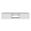 49" White Floating Mount TV Stand