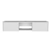 49" White Floating Mount TV Stand