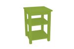 28" Green Solid Wood Nightstand