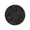 Into the Abyss II 24" X 24" Dark Brown Geometric Wood Circle Hanging Dimensional Sculpture