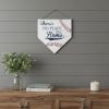 Set of Two Brown And White Home Sweet Home Wood Wall Decor