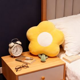Flower Hand Warmer Pillow 35cm-Yellow (Option: YELLOW)