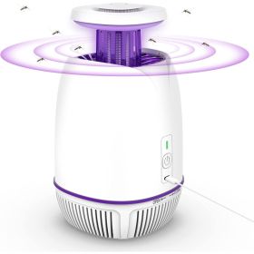 1 Pc Plug-in Mosquito Zapper For Summer Max 1076Sq.Feet Range Electric Fly Zapper With 3 Modes Mosquito Killer Lamp For Indoor Outdoor (Option: White)